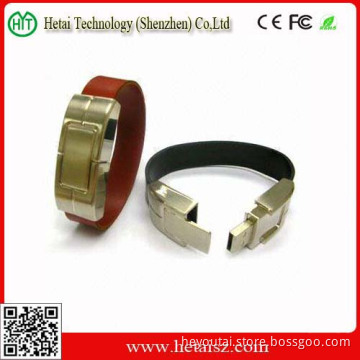 Leather Bracelet USB Flash Stick with Real Capcity